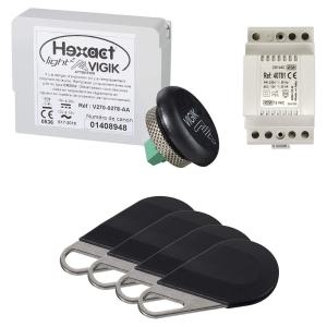  PACK VIGIK HEXACT 4 BADGES 