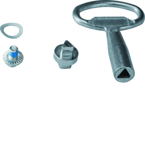  SERRURE TRIANGLE MALE+ CLE IP5 