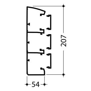  Goul.Clip45 GBD50x190 3cpts Pu 