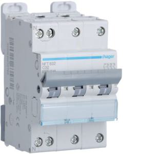  DISJ 3P+N 6-10kA C-32A 3M 