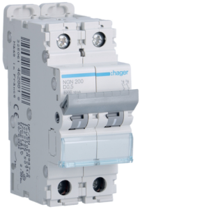  Disjoncteur 2P 6/10kA D-0.5A 2 