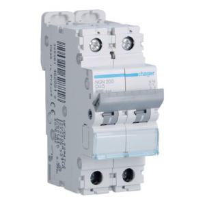  Disjoncteur 2P 6/10kA D-0.5A 2 