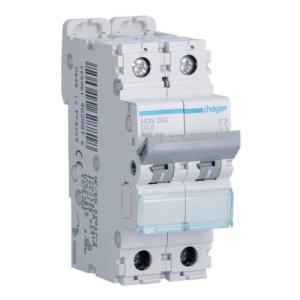  Disjoncteur 2P 6/10kA D-0.5A 2 