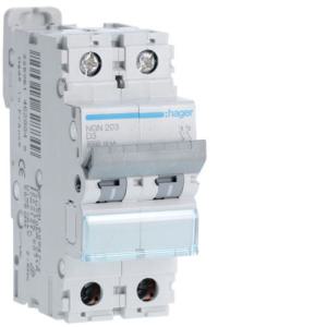  Disjoncteur 2P 6/10kA D-3A 2M 