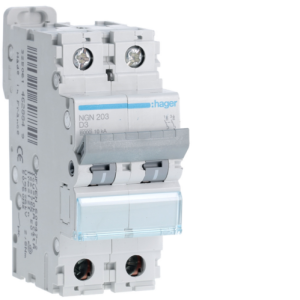  Disjoncteur 2P 6/10kA D-3A 2M 