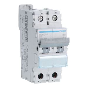  Disjoncteur 2P 6/10kA D-3A 2M 