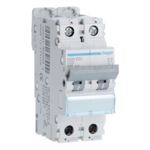  Disjoncteur 2P 6/10kA D-20A 2M 