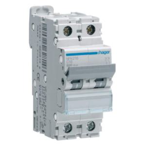  Disjoncteur 2P 6/10kA D-20A 2M 