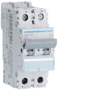  Disjoncteur 2P 6/10kA D-25A 2M 
