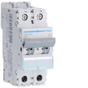  Disjoncteur 2P 6/10kA D-32A 2M 