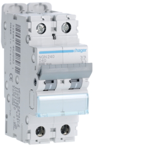  Disjoncteur 2P 6/10kA D-40A 2M 