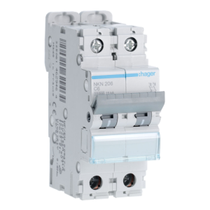  Disjoncteur 2P 10/15kA C-6A 2M 