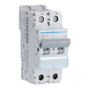  Disjoncteur 2P 10/15kA C-20A 2 
