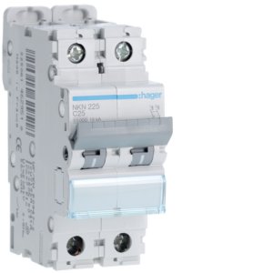  Disjoncteur 2P 10/15kA C-25A 2 