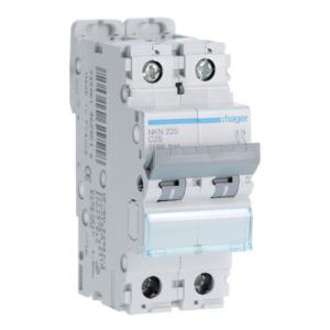  Disjoncteur 2P 10/15kA C-25A 2 