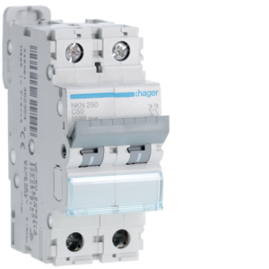  Disjoncteur 2P 10/15kA C-50A 2 