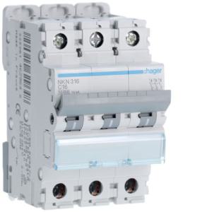  Disjoncteur 3P 10/15kA C-16A 3 