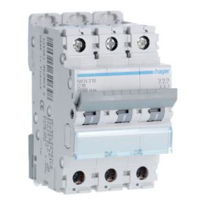  Disjoncteur 3P 10/15kA C-16A 3 
