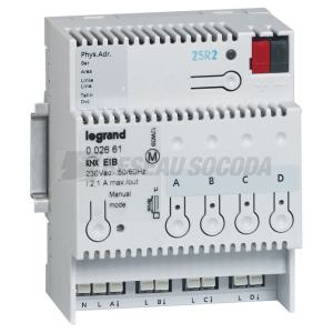  KNX ONOFF DIN CONTROL 4 OUT 8A 