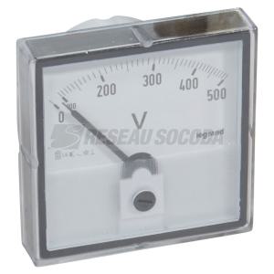  VOLTMETRE 500V FUT ROND 