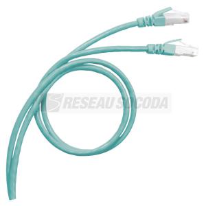  CORDON CAT8 S/FTP LSZH AQUA 2M 