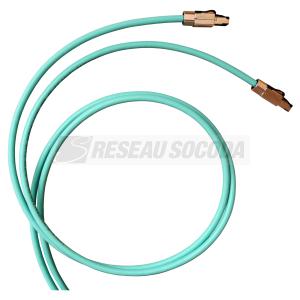  CORDON CAT8 S/FTP LSZH AQUA 2M 