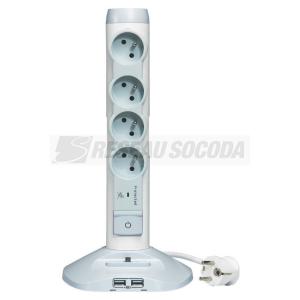  4X2P+E 2XUSB MICUSB PARAFOUDRE 