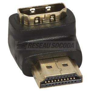  ADAPTATEUR HDMI A ANGLE DROIT 