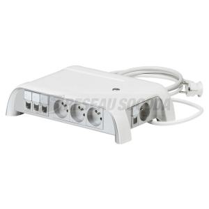 BR 7X2P+T F/B+SWITCH 7 PORTS 