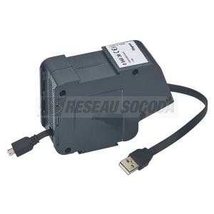  KIT RETRACTABLE USB BLANC 