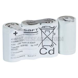  KIT BATTERIE NI-CD 4.8V 1.5AH 