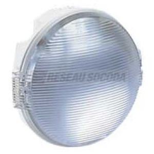  HUBL.ROND BLANC 2X9W DIF.CLAIR 