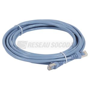  CORDON C6 FTP PVC BL-VERT 5M 
