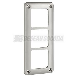  PLAQUE 3 POSTES H/V ENTRAXE 71 