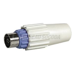  FICHE TV FEMELLE D.9.5MM 