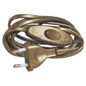  CORDON PRE-EQUIPE P/LAMPE OR 