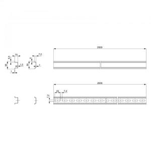  RAIL.DIN SYM.15X35 2000 